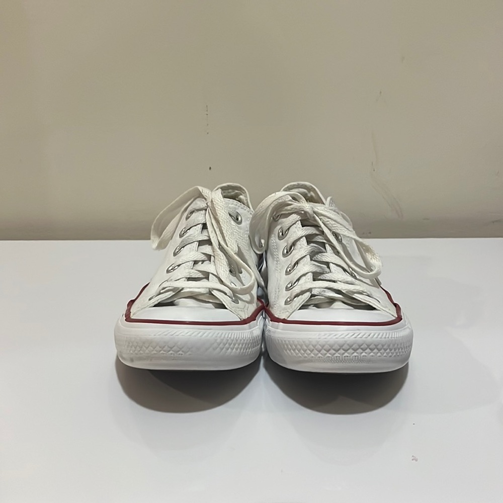 White Converse Allstars